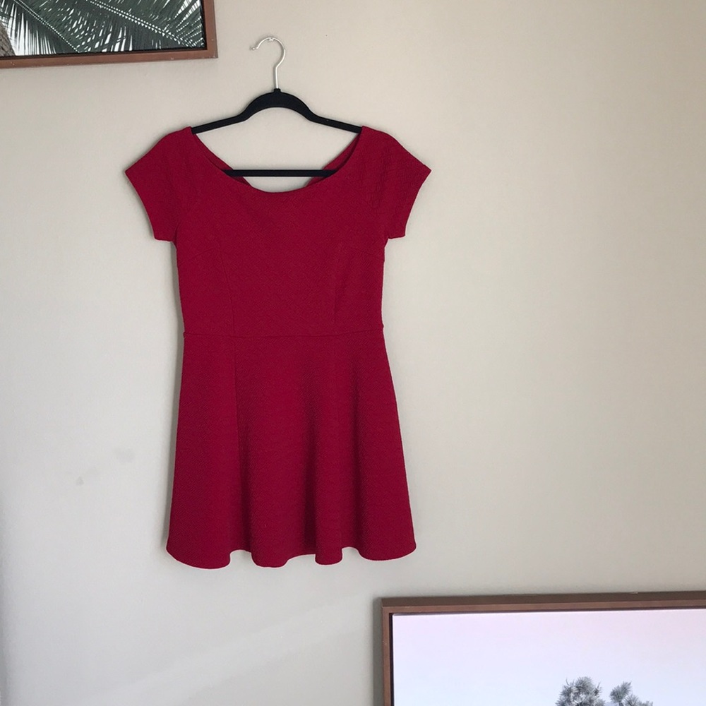 Forever 21 Red Mini Baby Doll dress